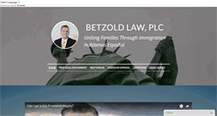 Desktop Screenshot of betzoldlaw.com